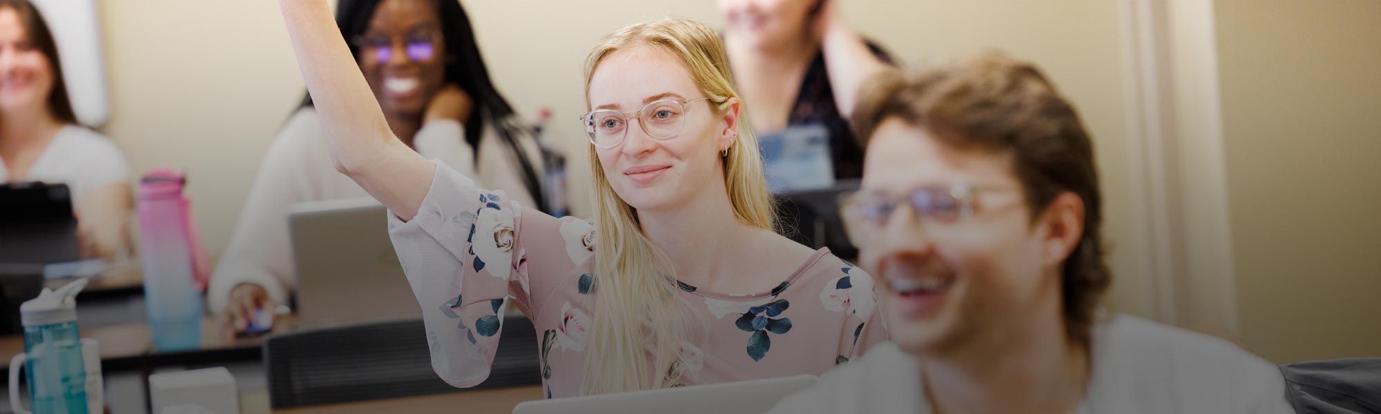 Physician assistants students in class