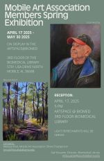 Mobile Art Association Members Spring Exhibition poster