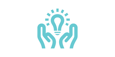 hand and light bulb