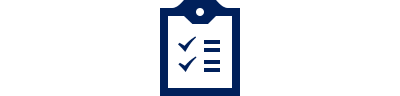 Icon depicting a clipboard