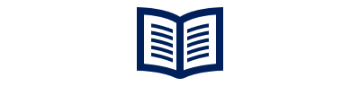 Icon depicting an open book