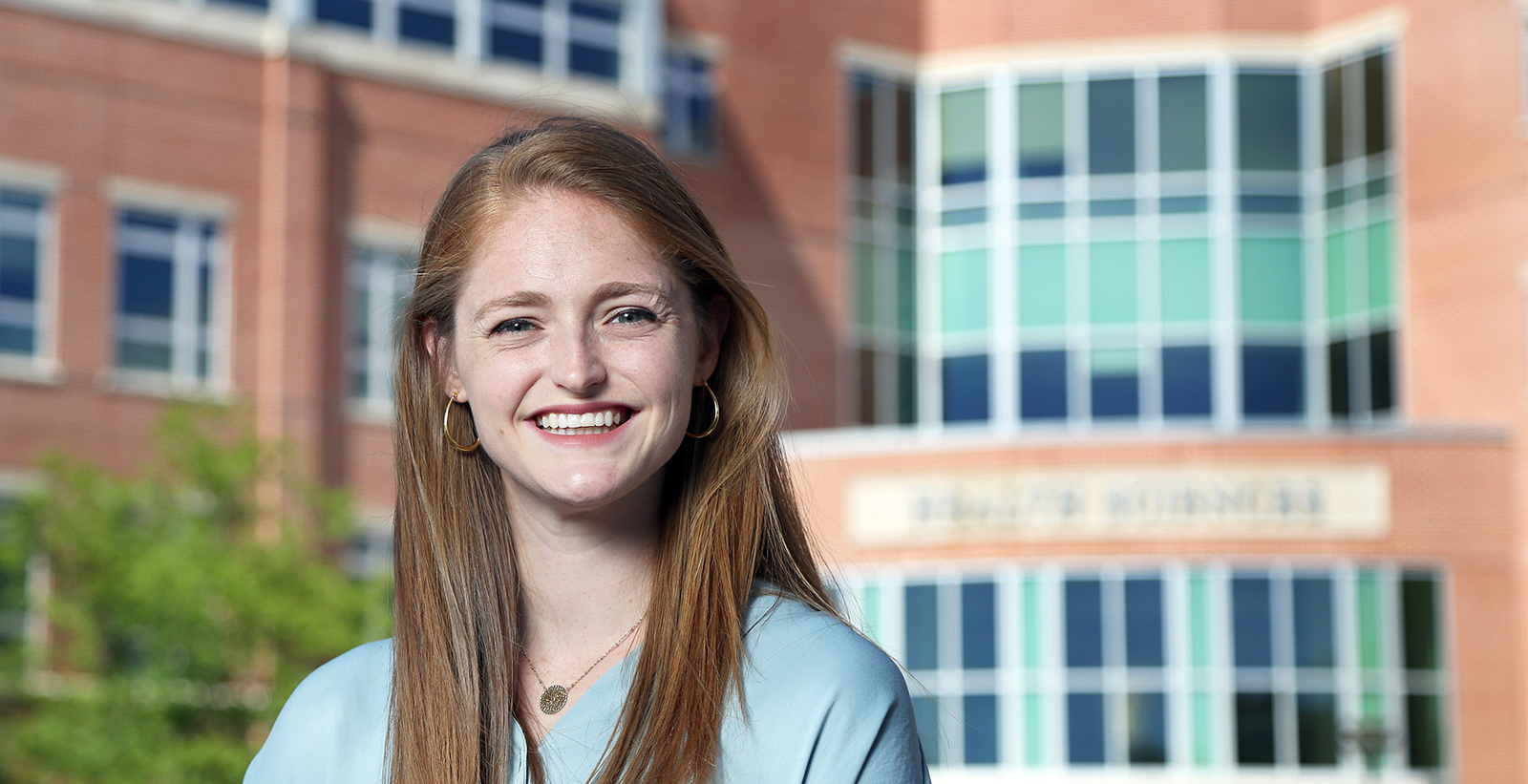 Mary Catherine Cazalas conducted research as a graduate assistant in the Swallowing Disorders Initiative Lab in the Pat Capps Covey College of Allied Health Professions. She won the college’s Dean’s Award for her academic accomplishments. data-lightbox='featured'