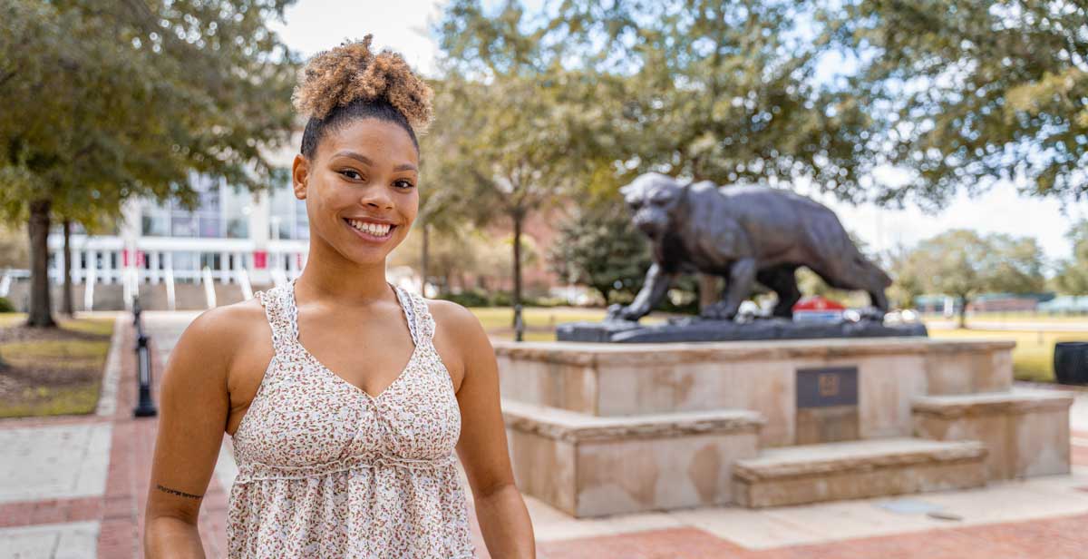 Kaylyn Cordrey, an exercise science freshman from Delaware, said the injuries she suffered as a tap dancer has led her to consider a career in physical therapy. data-lightbox='featured'