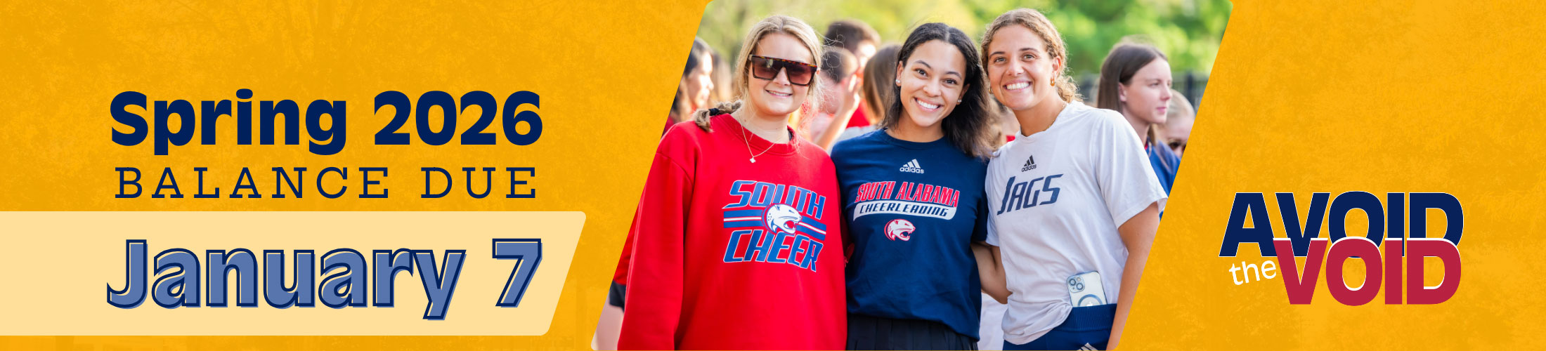 Spring 2026 Balance Due January 7