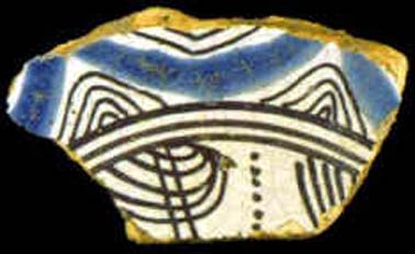 Majolica pottery sample Majolica pottery sample